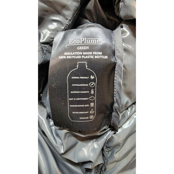 Bernardo Womens Puffer Vest With High Neck with Belt Strap & Snap Pockets - Picture 14 of 15